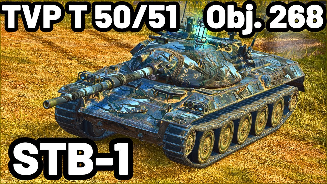 STB-1, TVP T 50/51 & Obj. 268 | WOT Blitz Pro Replays