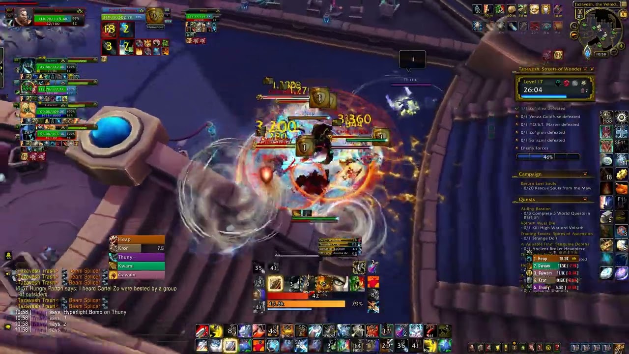 5 Tanks WOW SL 9.2.5 S3 Streets +17 Prot Warrior POV