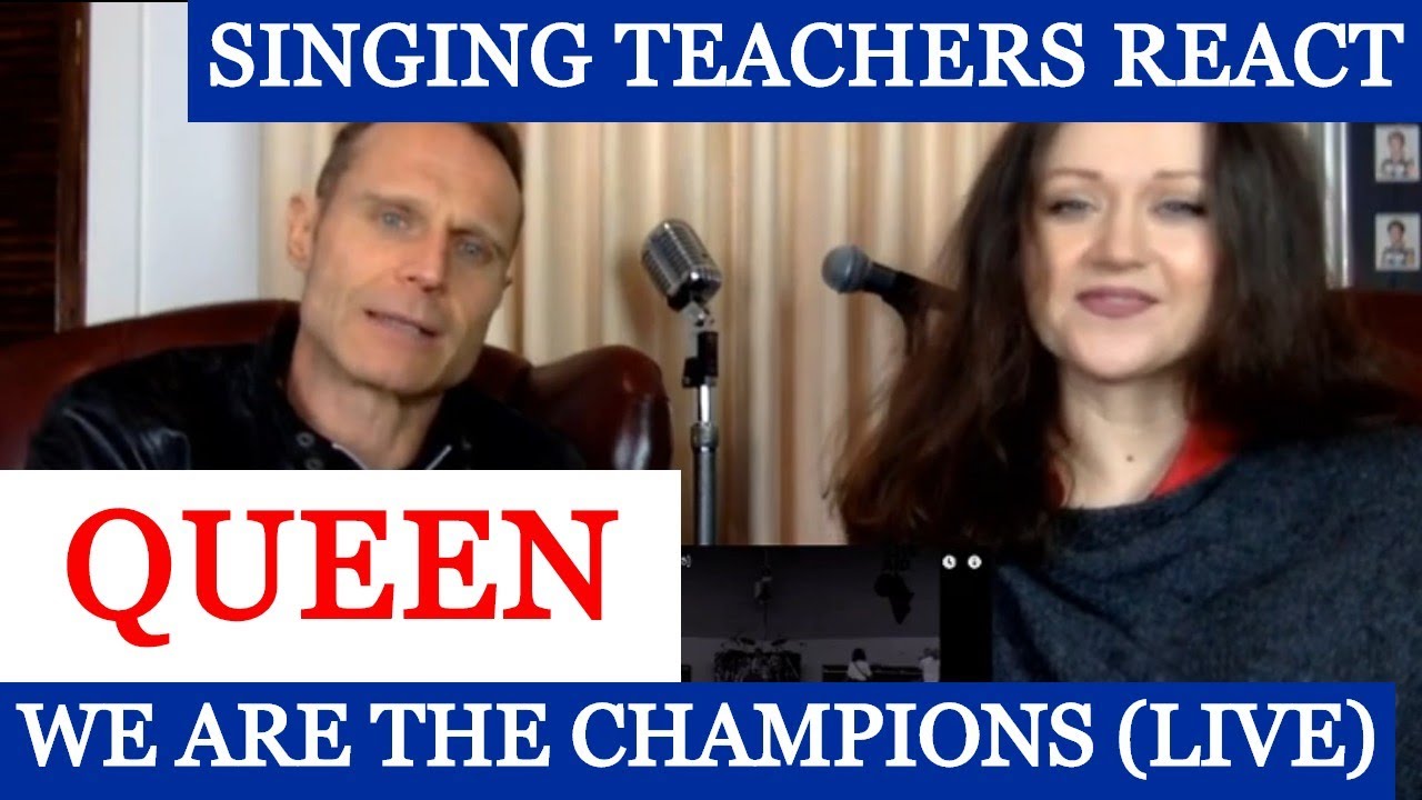 Queen - We Are The Champions (Live) Singing Teacher Reacts