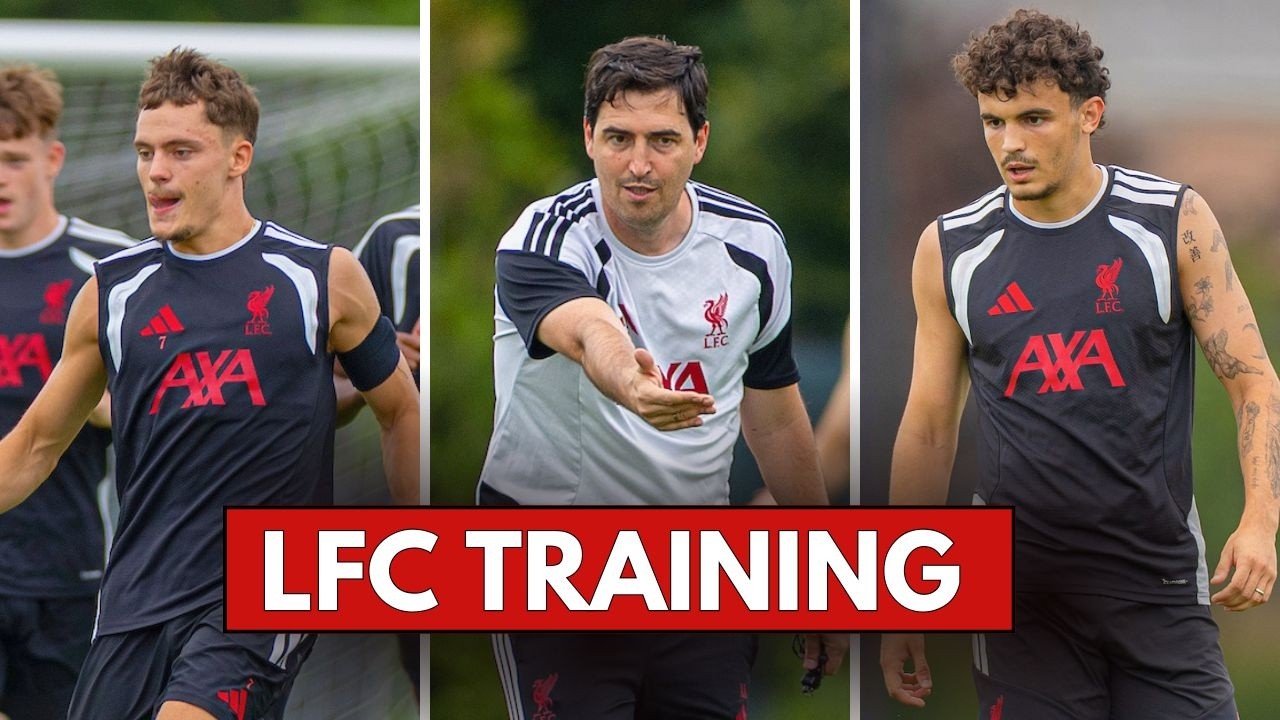 Liverpool FC Training: Andoni Iraola Leads Intense Session