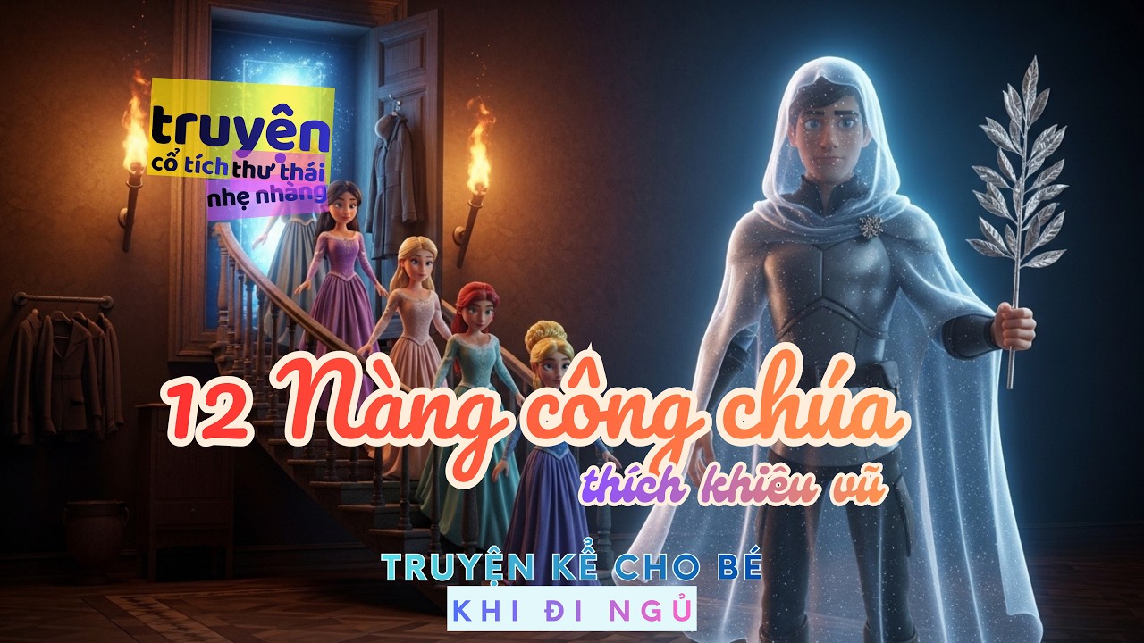 MƯỜI HAI NÀNG CÔNG CHÚA | Sách nói NHẸ NHÀNG, ÊM ÁI | TRUYỆN THAI GIÁO | Cổ tích cho bé ngủ ngon