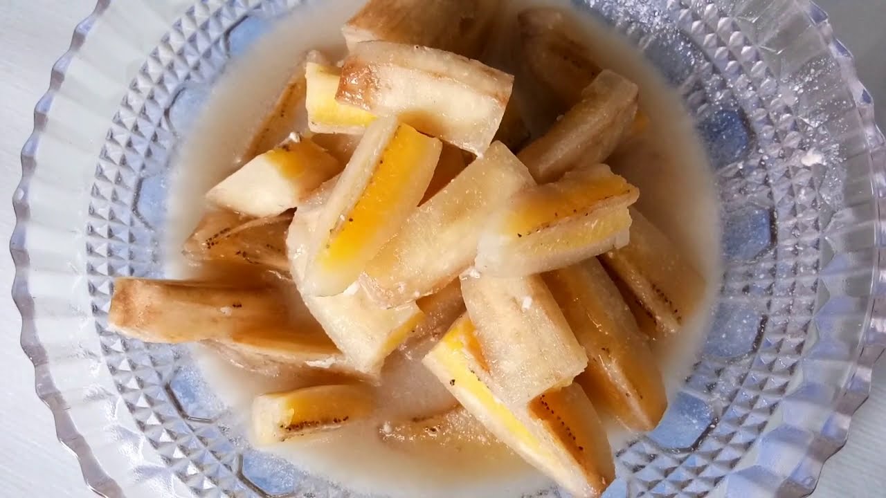 How To Cook Pakro / Raw Bananas