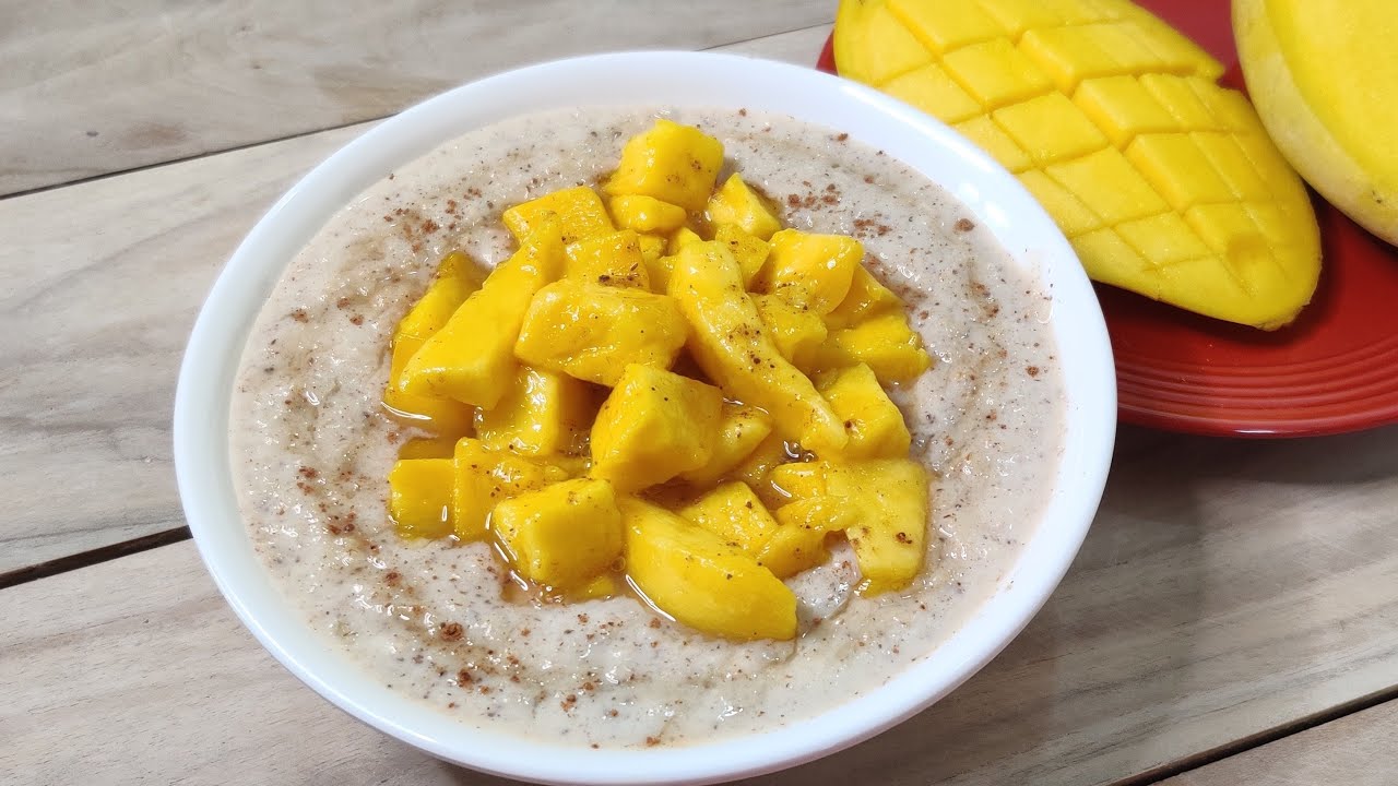 5 minutes Instant healthy breakfast !!yummy Mango Oatmeal!!Eater&rsquo;s Adda