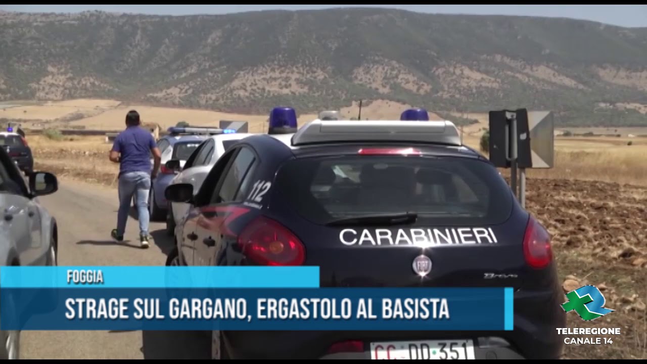 FOGGIA Strage del gargano ergastolo al basista TG Teleregione 01 12 2020