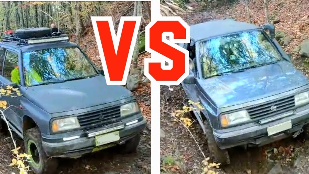 Vitara JLX vs Vitara JLX con blocchi