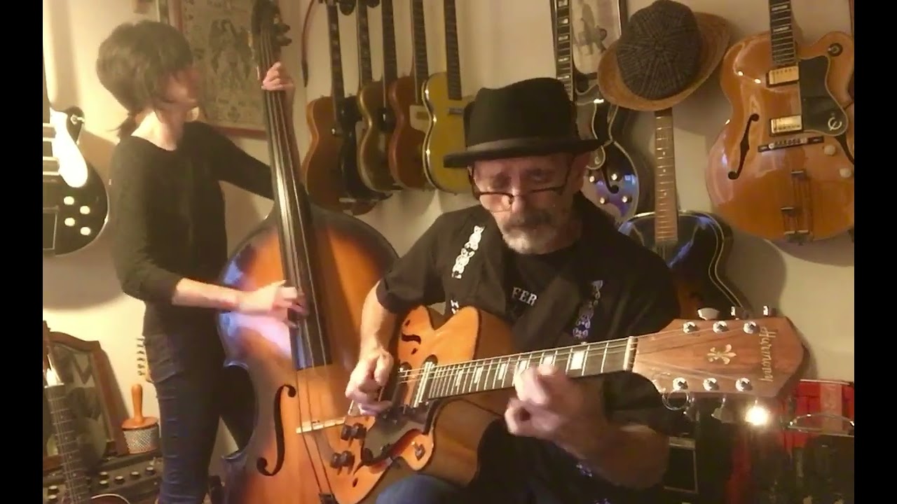 Vince & Sophie - Blues on a 1955 Harmony H62
