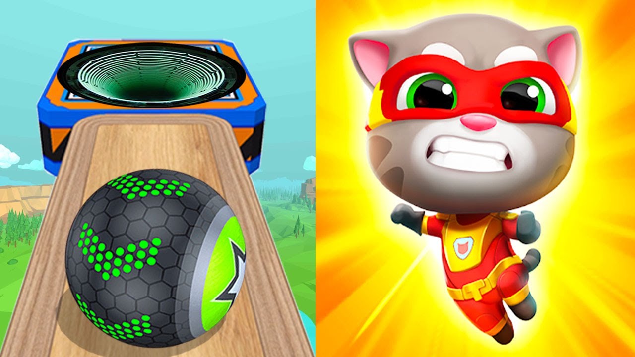 Going Balls VS Talking Tom Hero Dash - Discover all the heroes-All Bosses Top Tiktok Gameplay tzmfdo
