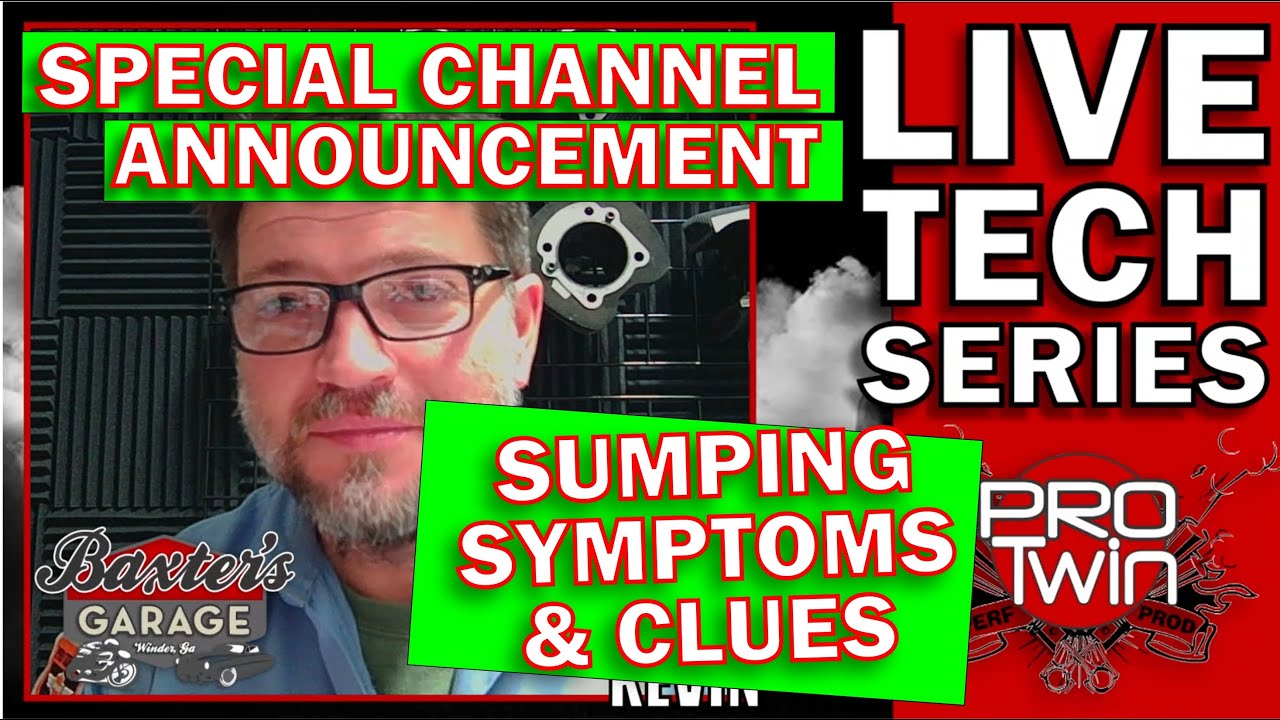 Harley Sumping Symptoms and Clues - LIVE Channel Announcement - Kevin Baxter - Pro Twin Performance