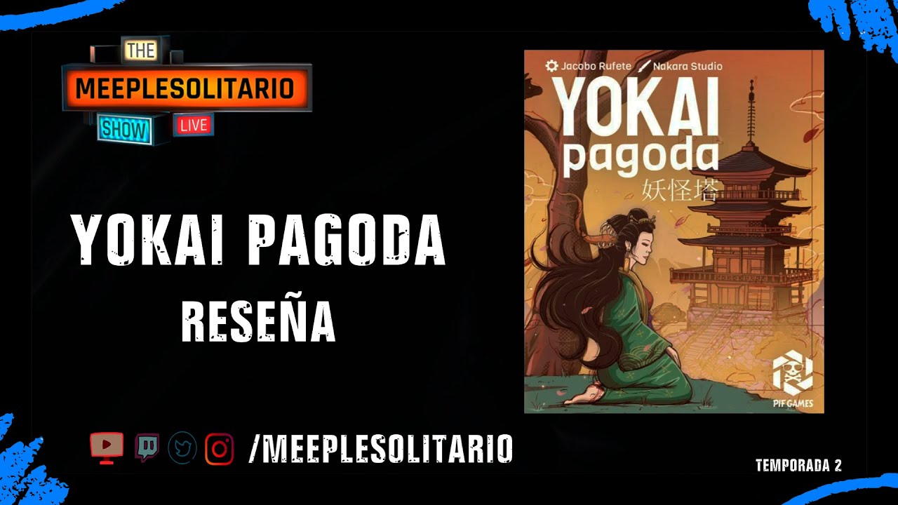 🏯​ YOKAI PAGODA 🏮​ RESEÑA y COMO SE JUEGA | MEEPLE SOLITARIO