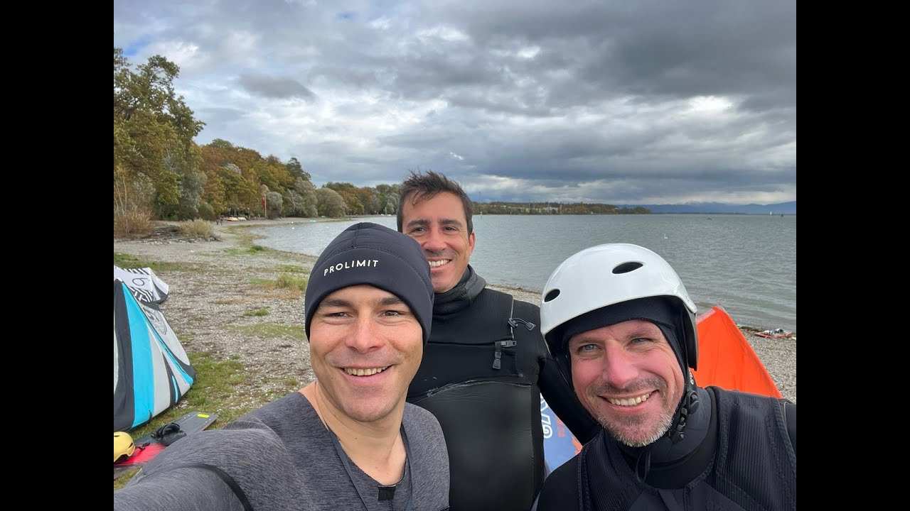 72 KF Kitesurfing at Lake Constance 4K
