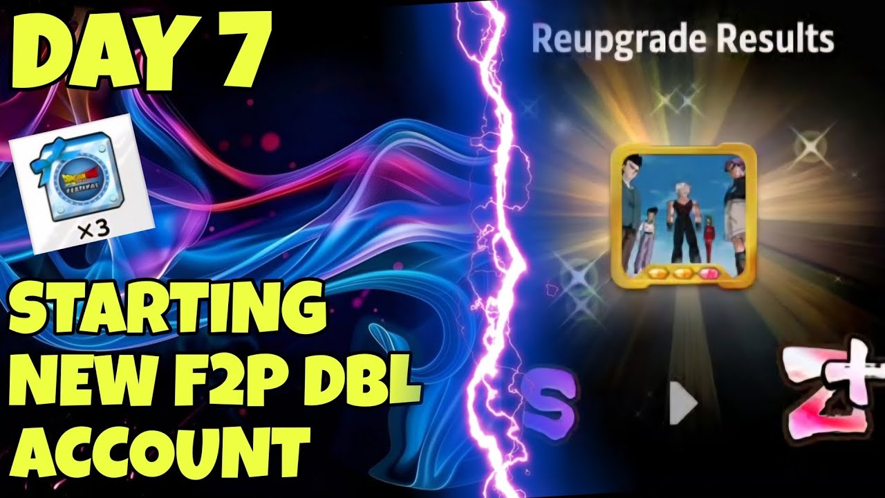 Monday Gift Boxes DAY 7 Starting a Free To Play Account Dragon Ball Legends