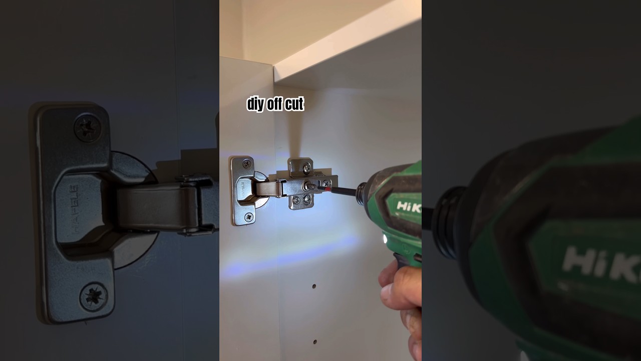 How to Adjust wardrobe Hinges #shorts #youtubeshorts #woodworking