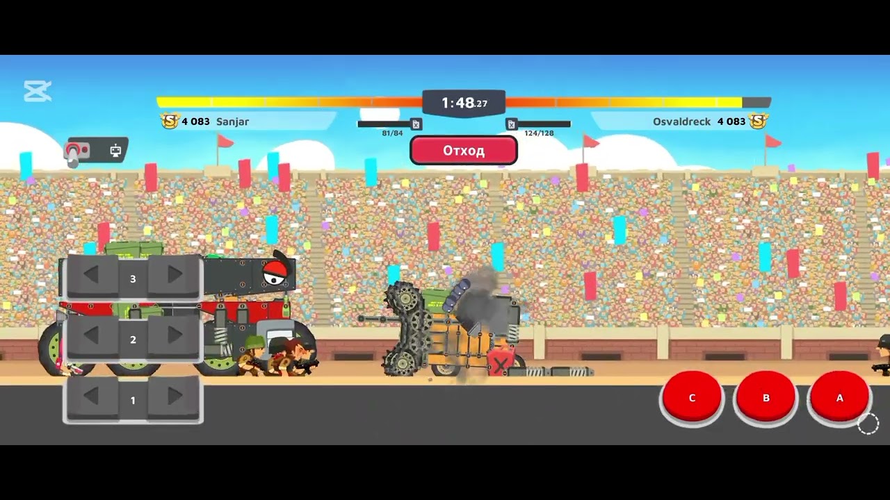 Снова привет. Моё видео №2 о игре super tank rumble. Как думаете может снимать на английском?
