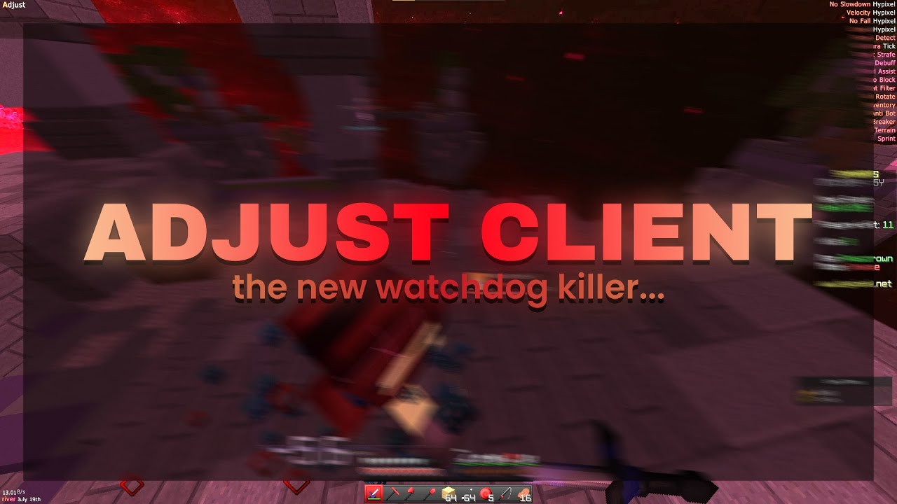 New Hypixel Hack Client | Adjust Client (extremely haram bypas)