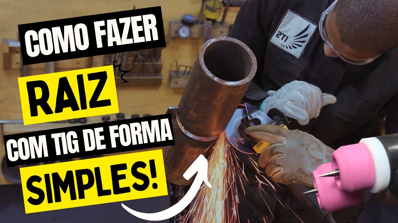 Passe de Raiz - Como Soldar com TIG na Posição 6G #comosoldar #tig #soldadetubulação
