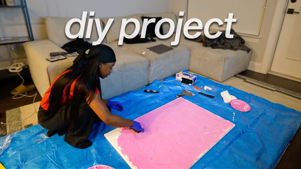 creating DIY art pieces for my home!