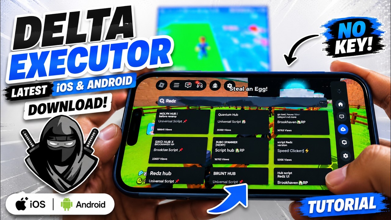 Delta Executor UPDATED Download iOS & Android - NO KEY Delta Executor Mobile (TUTORIAL)
