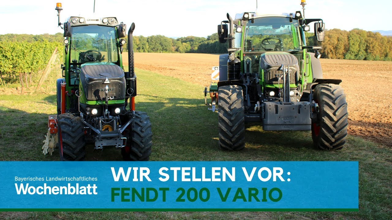 Fendt 200 Vario | Traktor-Premiere | Landtechnik