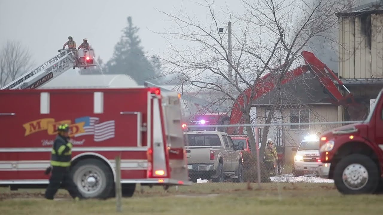 Explosion, fire in Marengo, Iowa leaves many injured. Residents evacuated