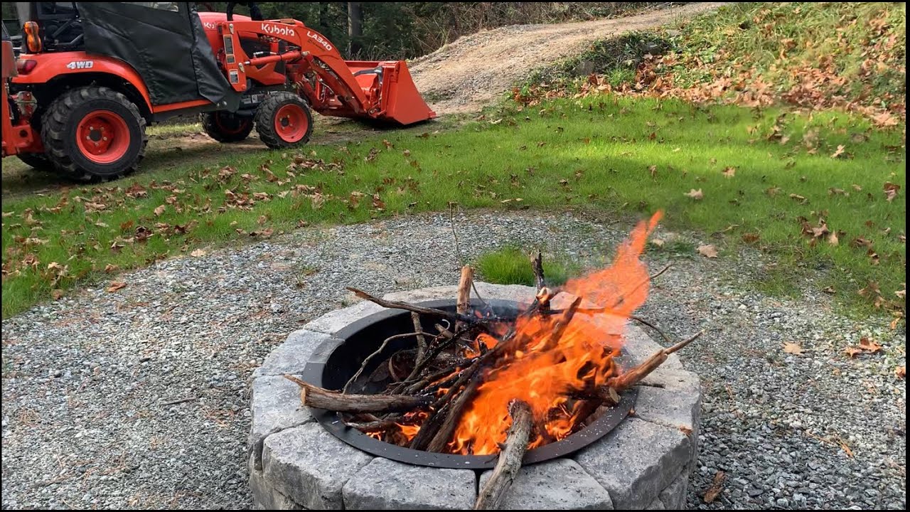 #11. Kubota BX23s 2022 Fall Cleanup - New implement   HD 1080p