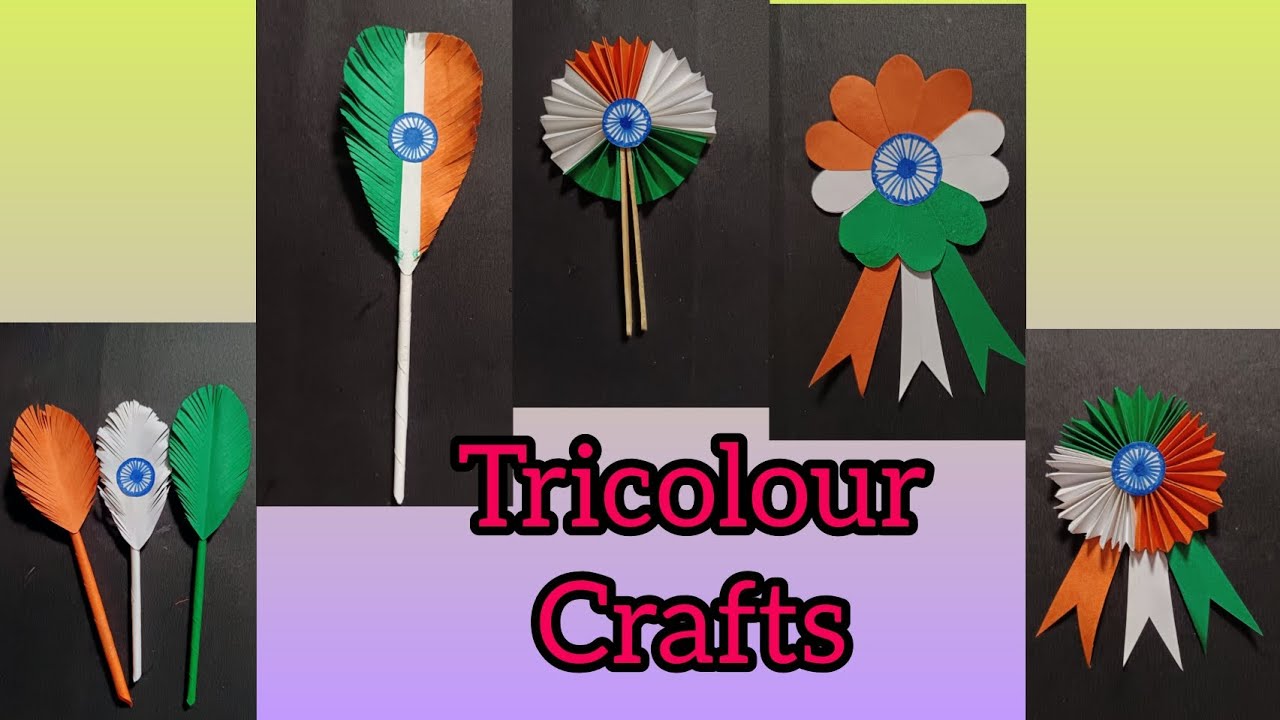 5 tricolour paper craft ideas for republic day,