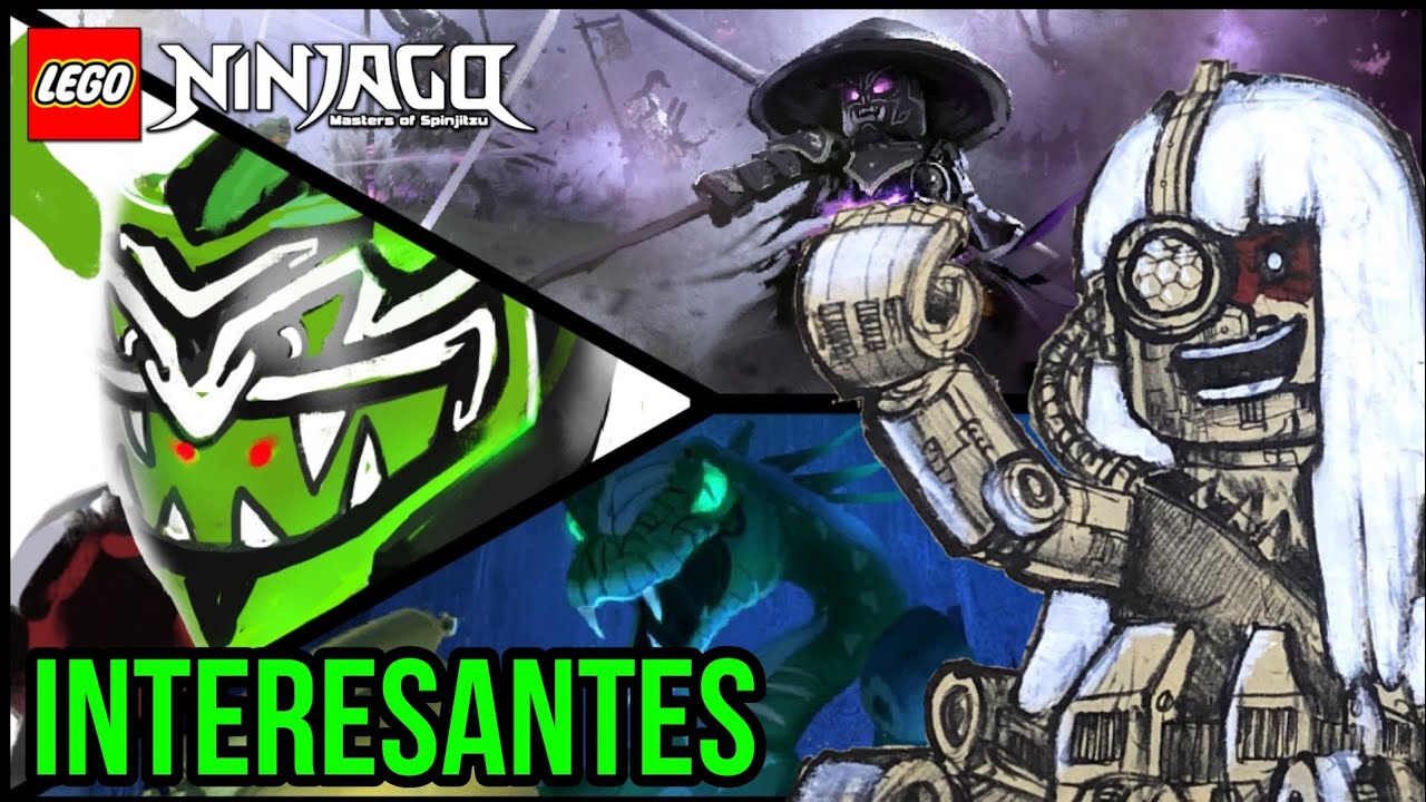 Los Concept Art's de Ninjago son INTERESANTES