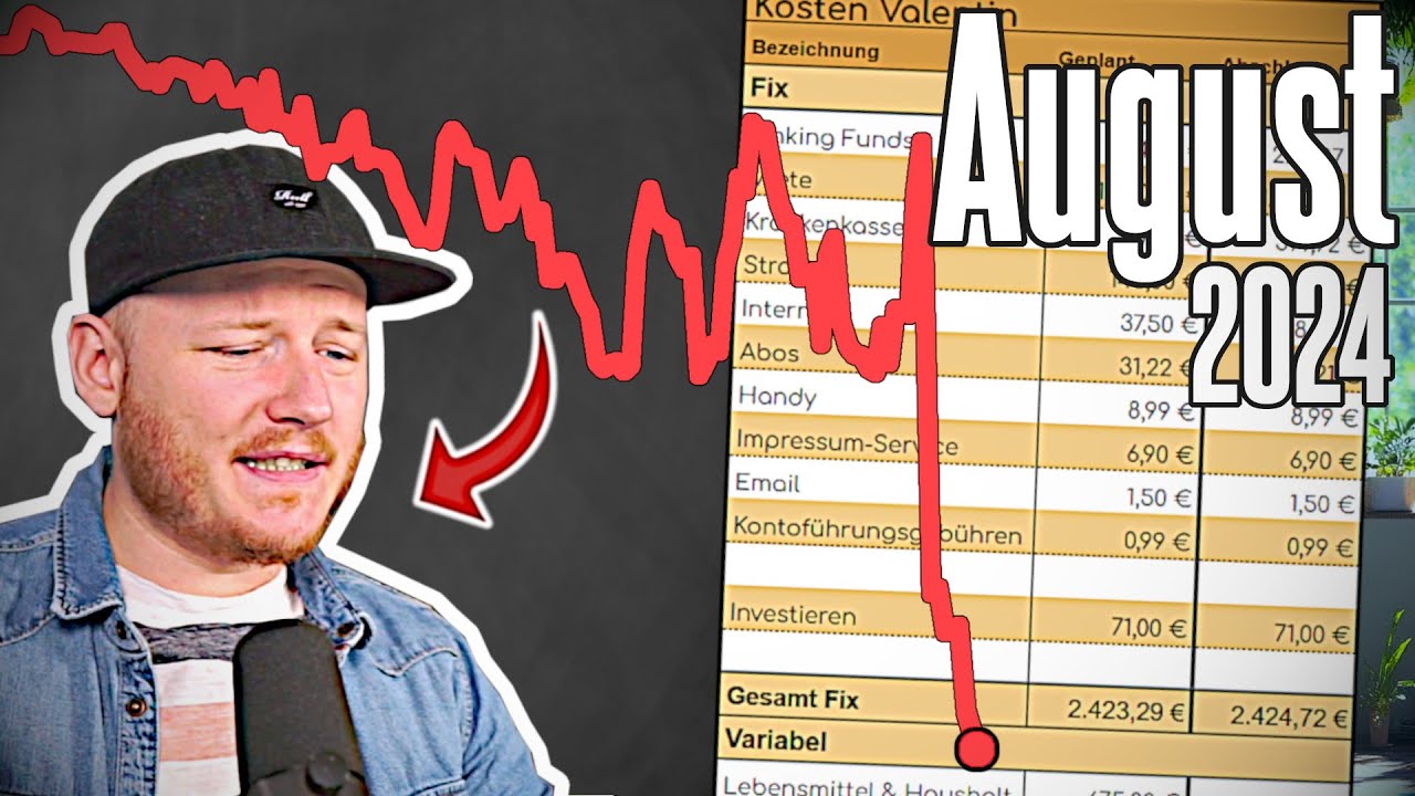 😱 Unsere Ersparnisse mit Aktien verzockt... 📉 | Unser Budget im August 24