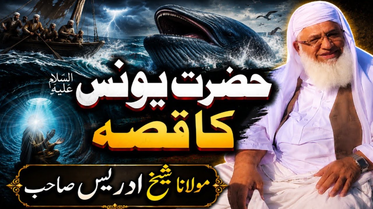 Hazrat Yunus (AS) Ka Waqia Aur 2 Azeem Wazifay | Maulana Sheikh Idris Bayan