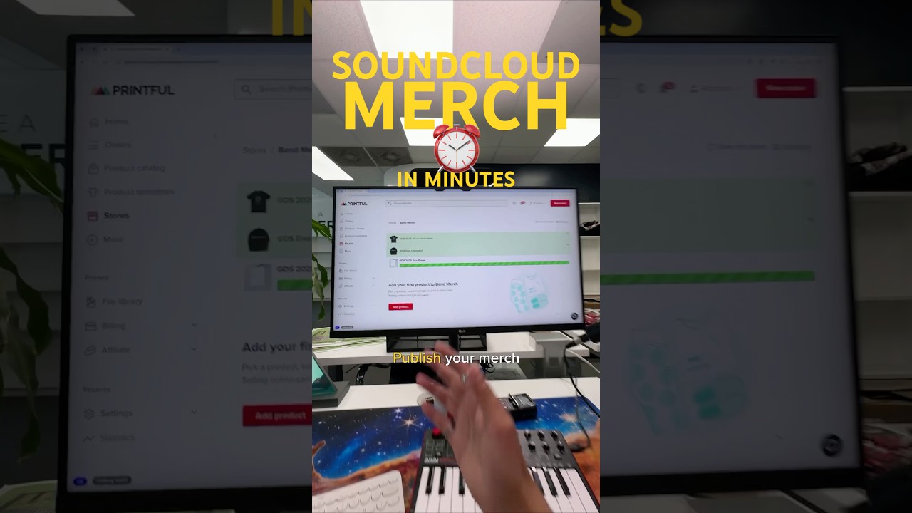 Sell your merch on SoundCloud with Printful #shorts