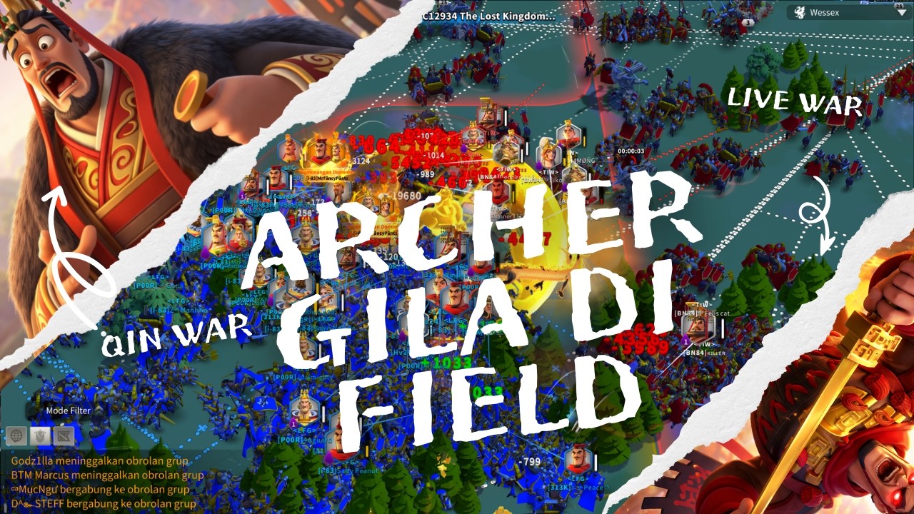 Archer SoC Mode On! Qin Shajar Tahan Badan di Tengah Field KvK