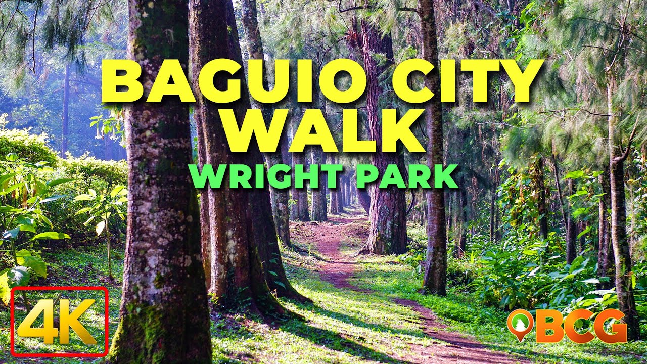 Baguio City Walk | 4K Morning Walk at Wright Park