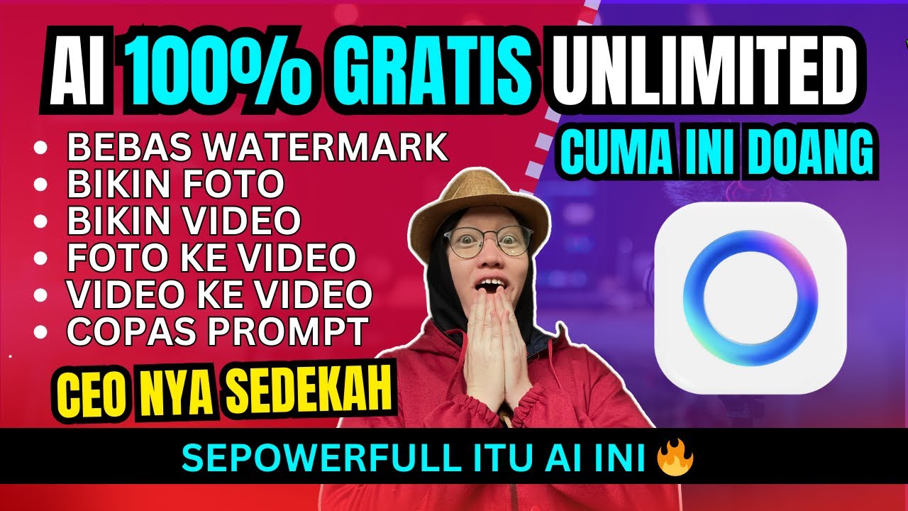 Satu-satunya di dunia AI GRATIS TANPA BATAS bisa bikin Foto, Video, Foto ke Video