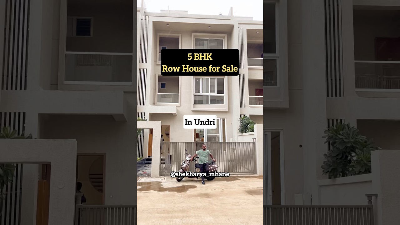 5 BHK Row House for Sale in Pune! Shekhar Choraghe! #shekharchoraghe #property #pune #vlog #villa
