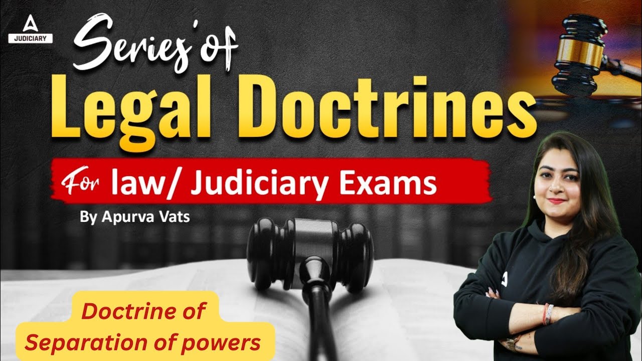 Series Of Legal Doctrines For Law & Judiciary Exam | Part - 1 | Adda247 Judiciary