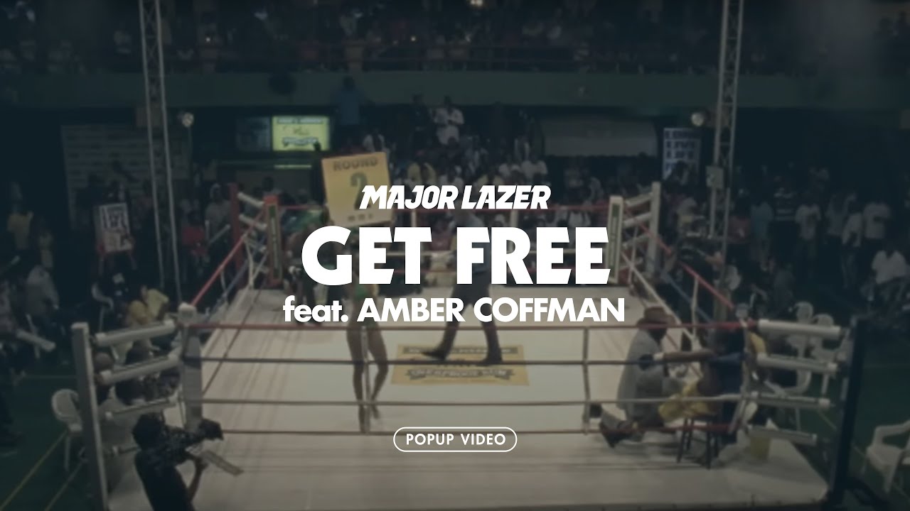Major Lazer - Get Free (Feat. Amber Coffman) [Official Pop-Up Video]
