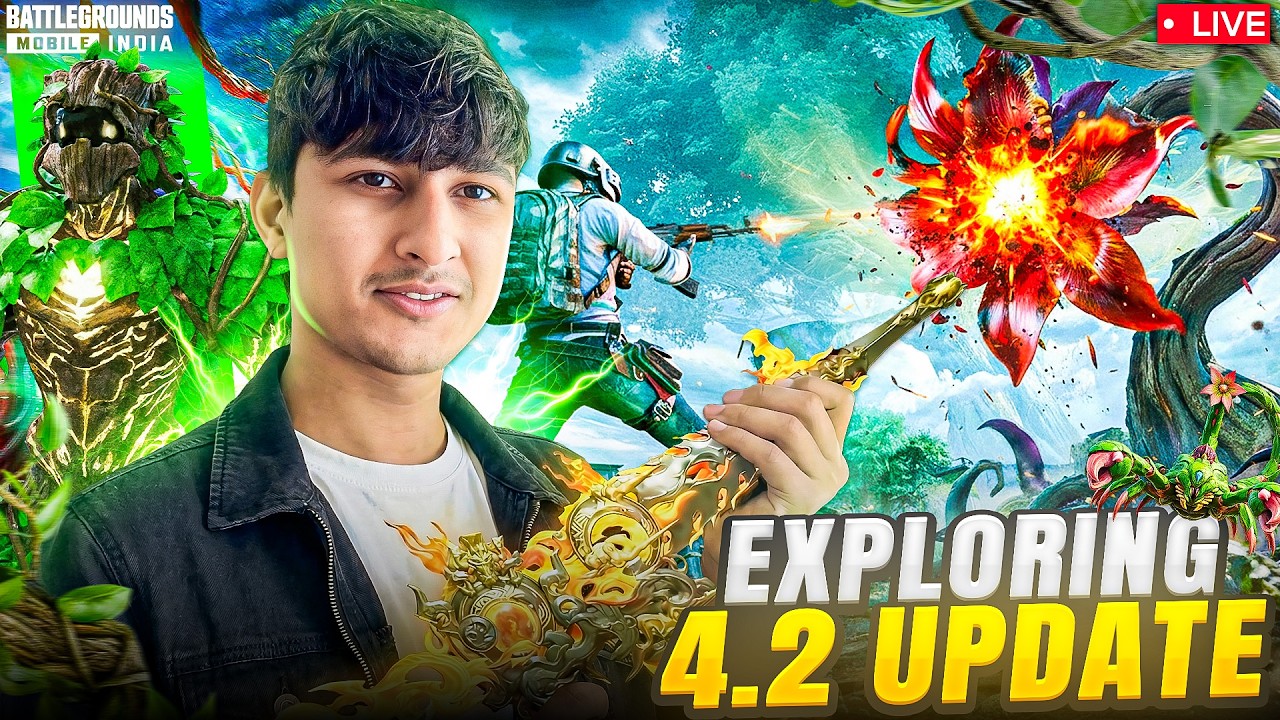 PLAYING BGMI NEW 4.2 UPDATE 😍