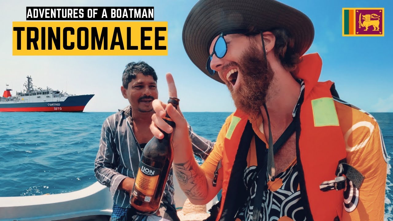 Sri Lanka COAST GUARD STOPPED Us! Trincomalee Boat Adventure 🇱🇰
