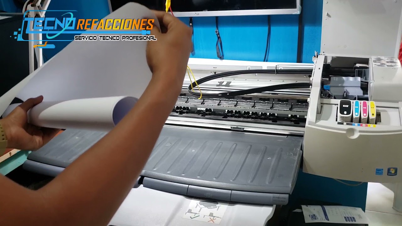 Resumen reparacion y recomendaciones  de atasco de papel Plotter HP 111