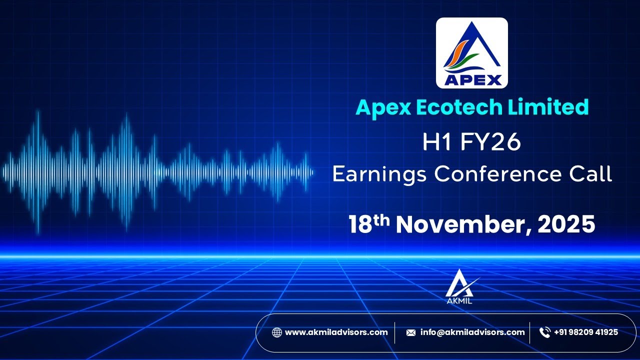Apex Ecotech Limited – Конференц-связь по итогам первого полугодия 2026 финансового года