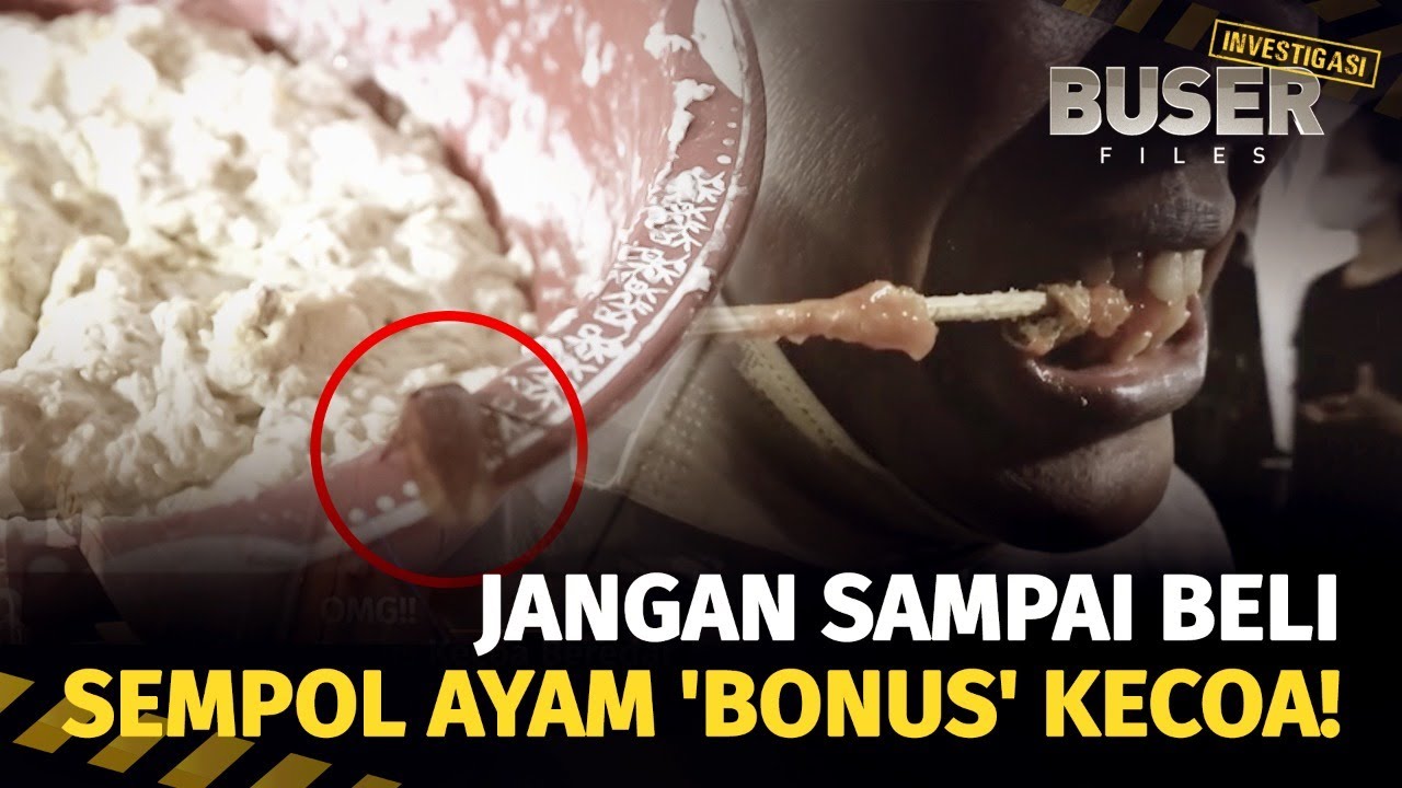 OMG... Sempol Ayam 'Bonus' Kecoa Beredar! | Buser Investigasi