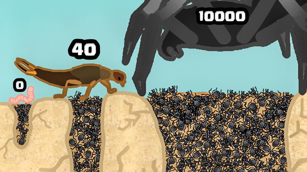 Can a Insect survive a MAX LEVEL ANT HOLE?