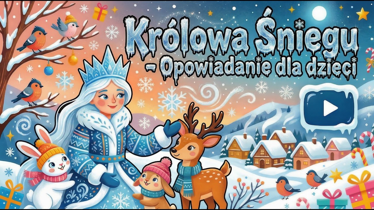 Królowa Śniegu ❄️ Piękna bajka na dobranoc | Baśnie Andersena