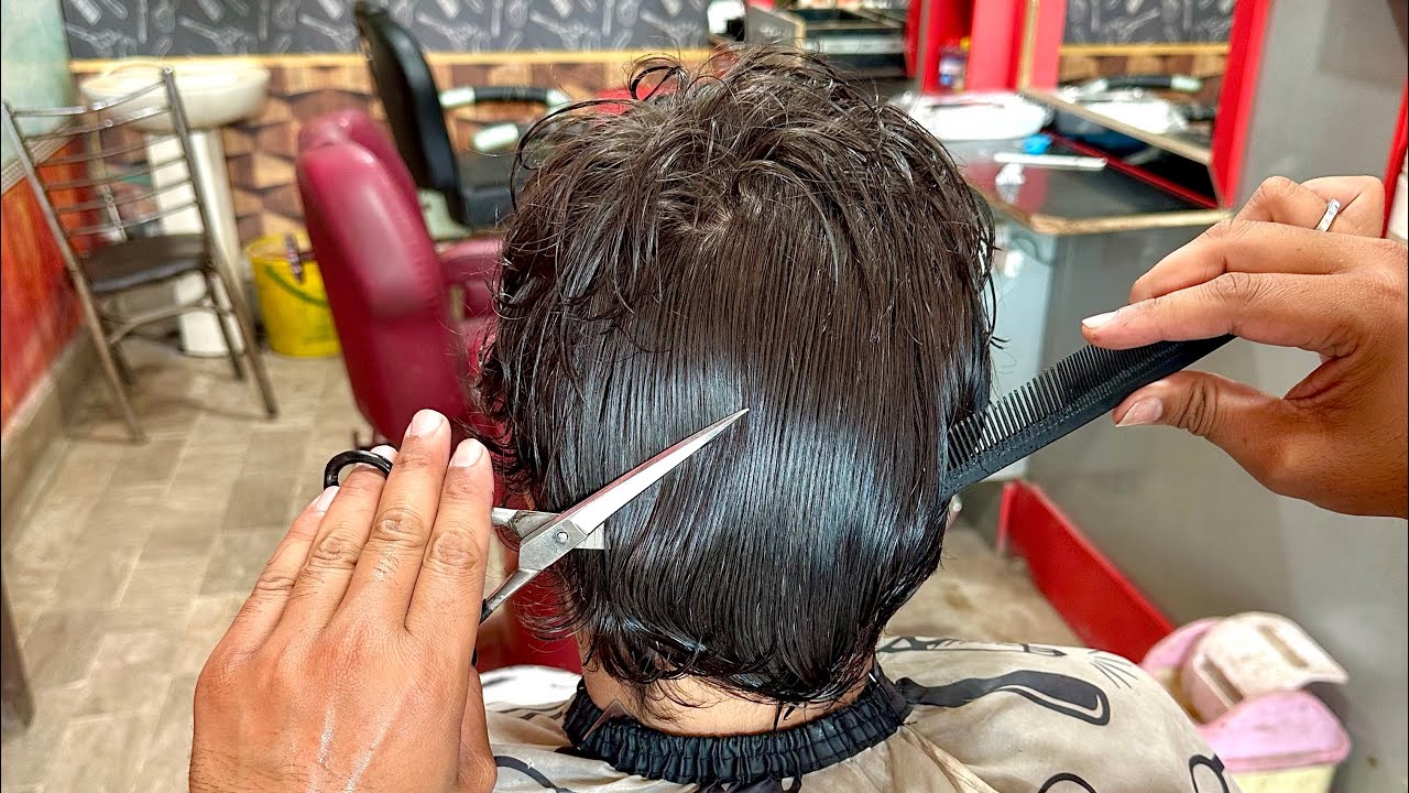 ASMR Long Hair to Clean Side Fade ✂️ Ultimate Relaxing Haircut Transformation