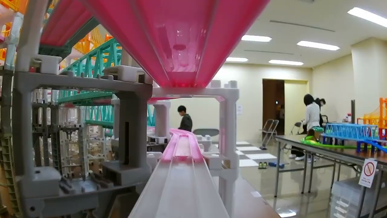 【プラレール】なしっこ館レイアウトのプラレール前面展望