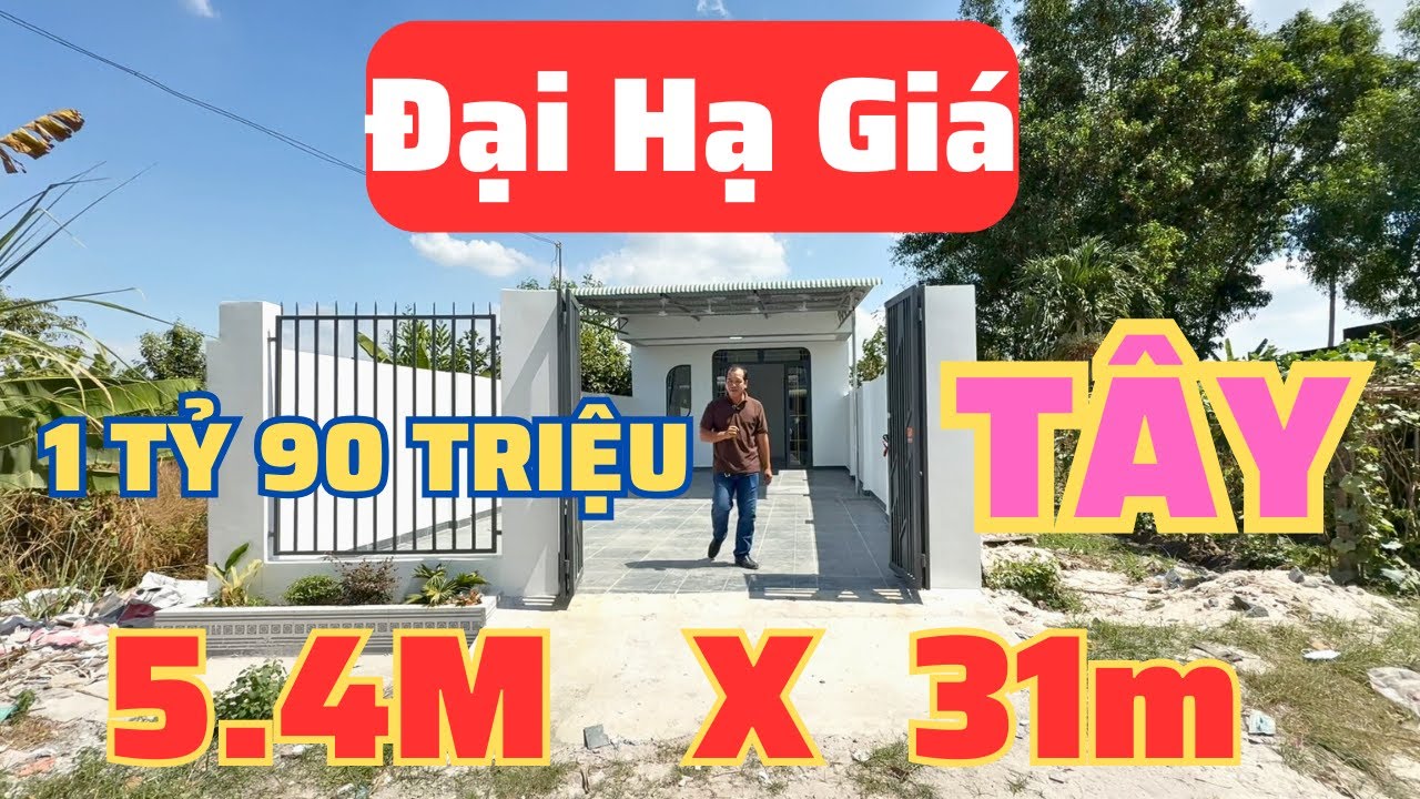 Bán Đất Tặng Căn Nhà Cấp 4 Mới 99% - Giá Rẻ Bất Ngờ  Kế Chợ Long Hải | Mua Bán Nhà Đất Tây Ninh 1533
