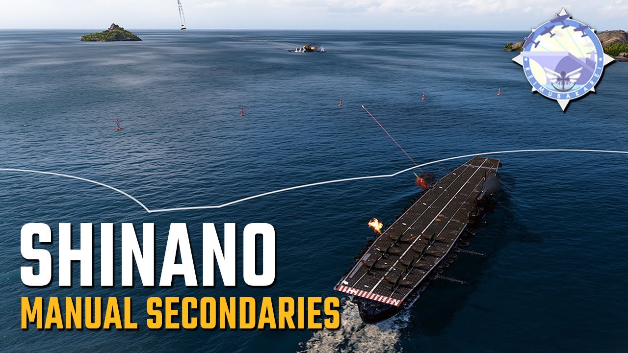 Shinano with Manual Secondaries - World of Warships