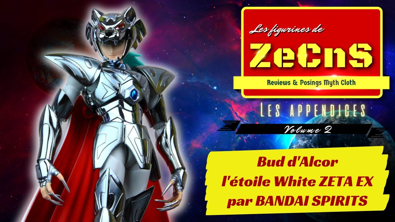 Saint Seiya Myth Cloth - Les Figurines de ZeCnS Appendices Vol 2 - Bud D'Alcor WHITE ZETA EX Review
