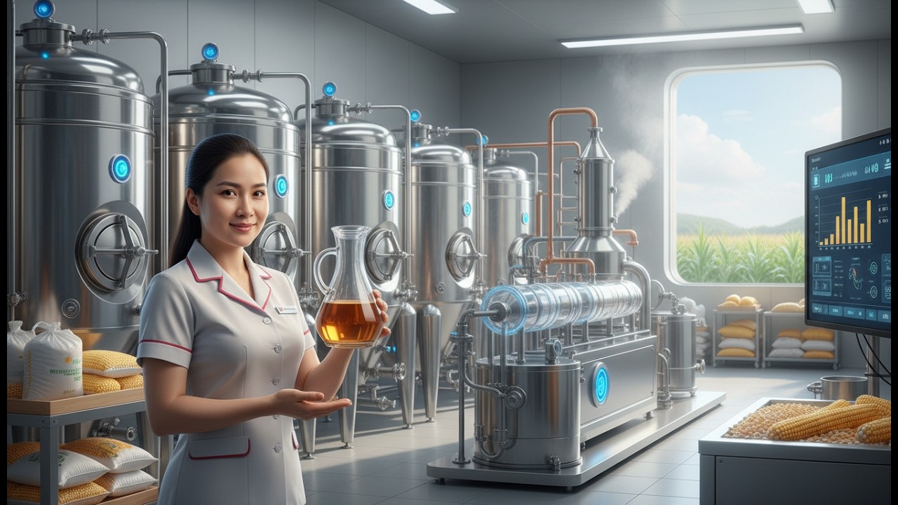 How Corn Wine Is Made in Modern Factories | From Field to Bottle