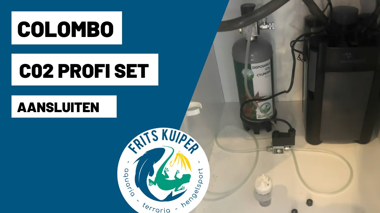 CO2 systeem aansluiten, Colombo CO2 profiset