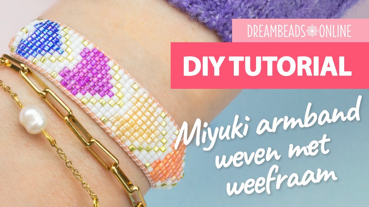 Miyuki armband weven met weefraam | DIY armbandjes maken ★ Dreambeads Online